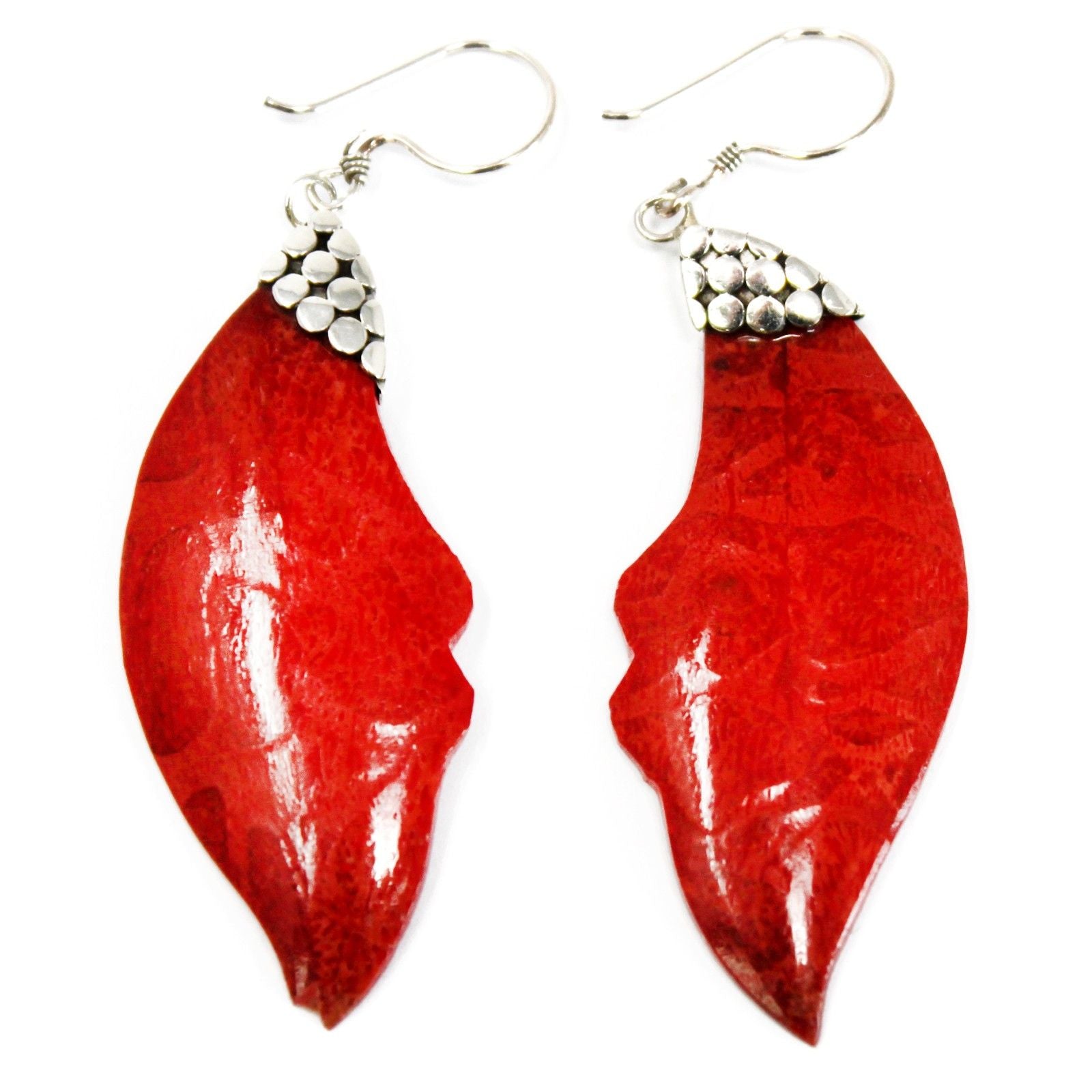 925 Silver Earrings – Leaf Drop