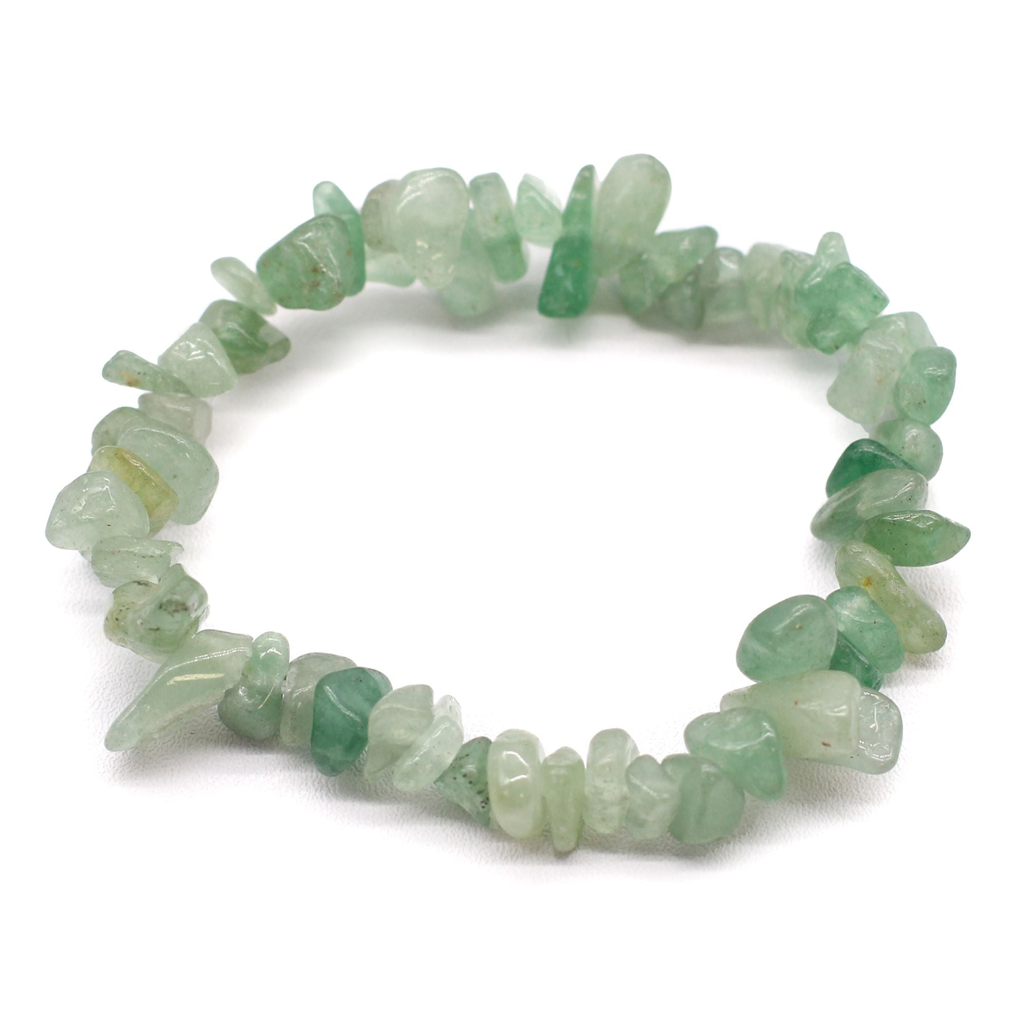 Green Aventurine Chipstone Bracelet – Luck & Prosperity