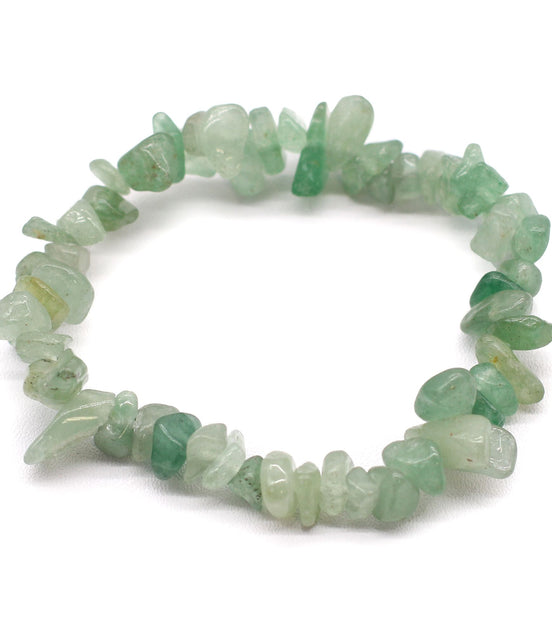 Green Aventurine Chipstone Bracelet – Luck & Prosperity