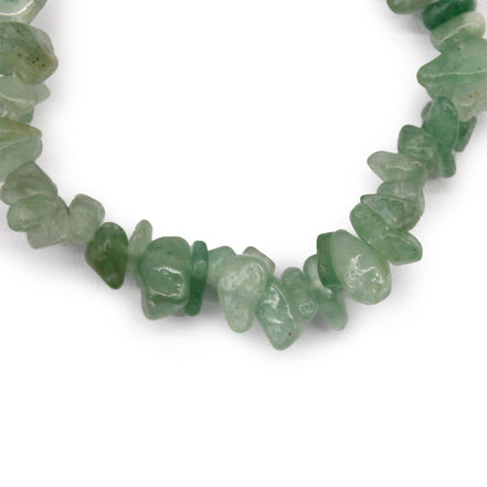 Green Aventurine Chipstone Bracelet – Luck & Prosperity