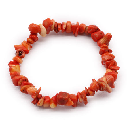Coralite Stone Chipstone Bracelet – Natural Healing Design