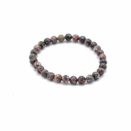 Gemstone Manifestation Bracelet – Leopard Skin Courage