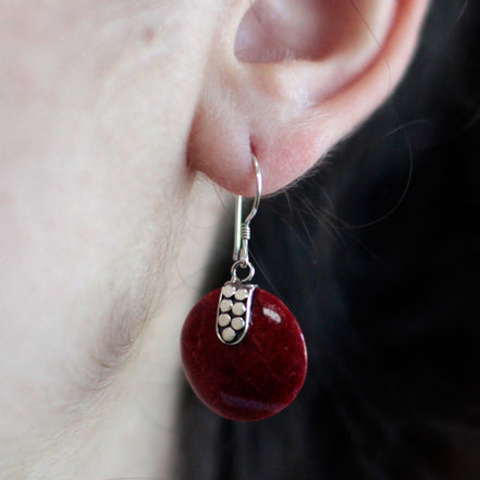 925 Silver Earrings – Disc Disc Décor