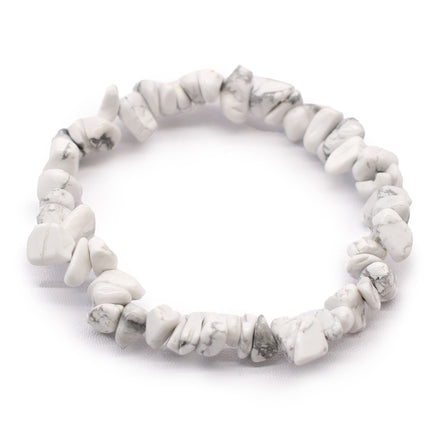 White Jasper Chipstone Bracelet – Calming Natural Stone