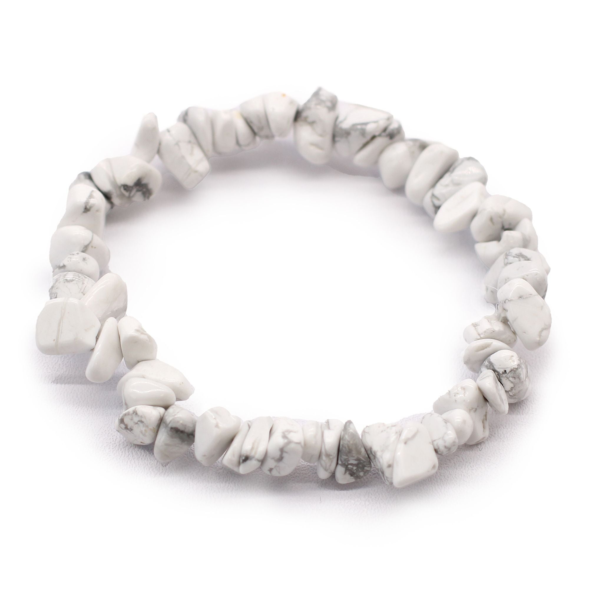 White Jasper Chipstone Bracelet – Calming Natural Stone