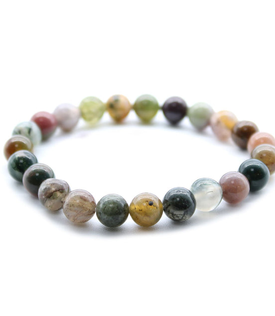 Power Bracelet – Moss Agate Natural Gemstone