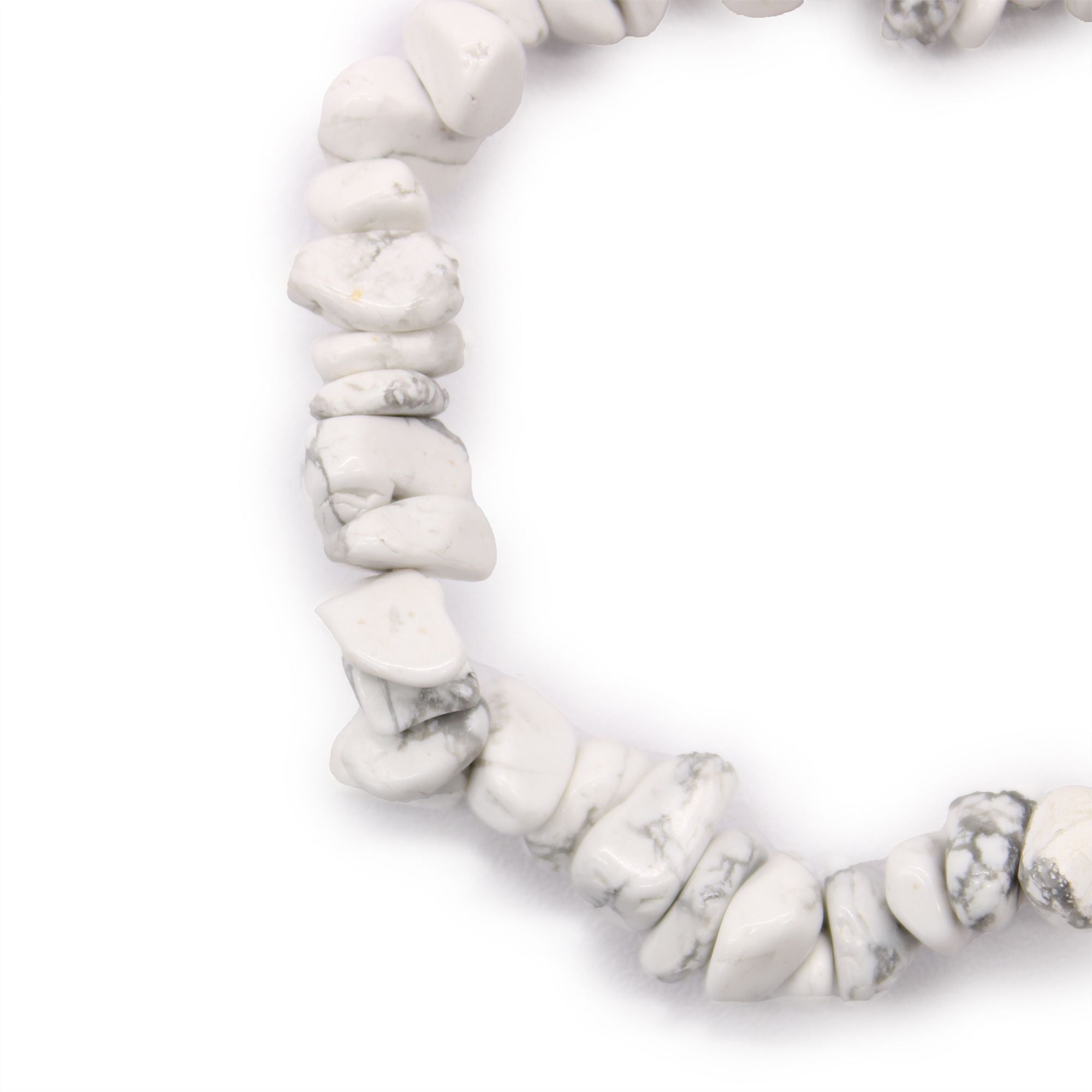 White Jasper Chipstone Bracelet – Calming Natural Stone
