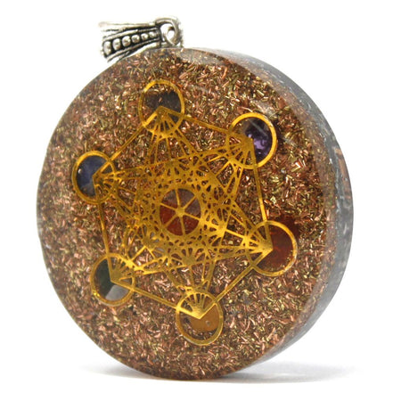 Orgonite Power Pendant – Multi Power Chakra – Lrg