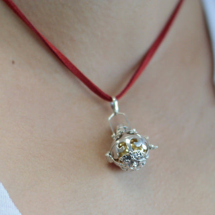 Silver Angel Bell – Magic – 18mm
