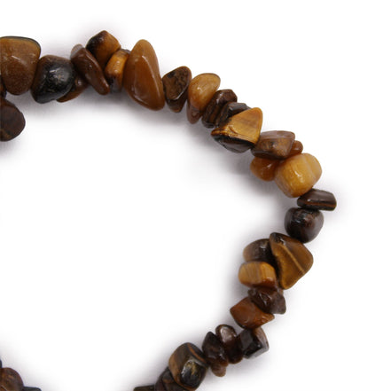 Tiger Eye Chipstone Bracelet – Protective Natural Stone