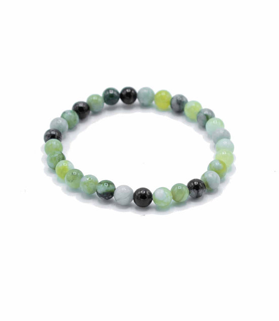 Gemstone Manifestation Bracelet – Olive Jade Healing