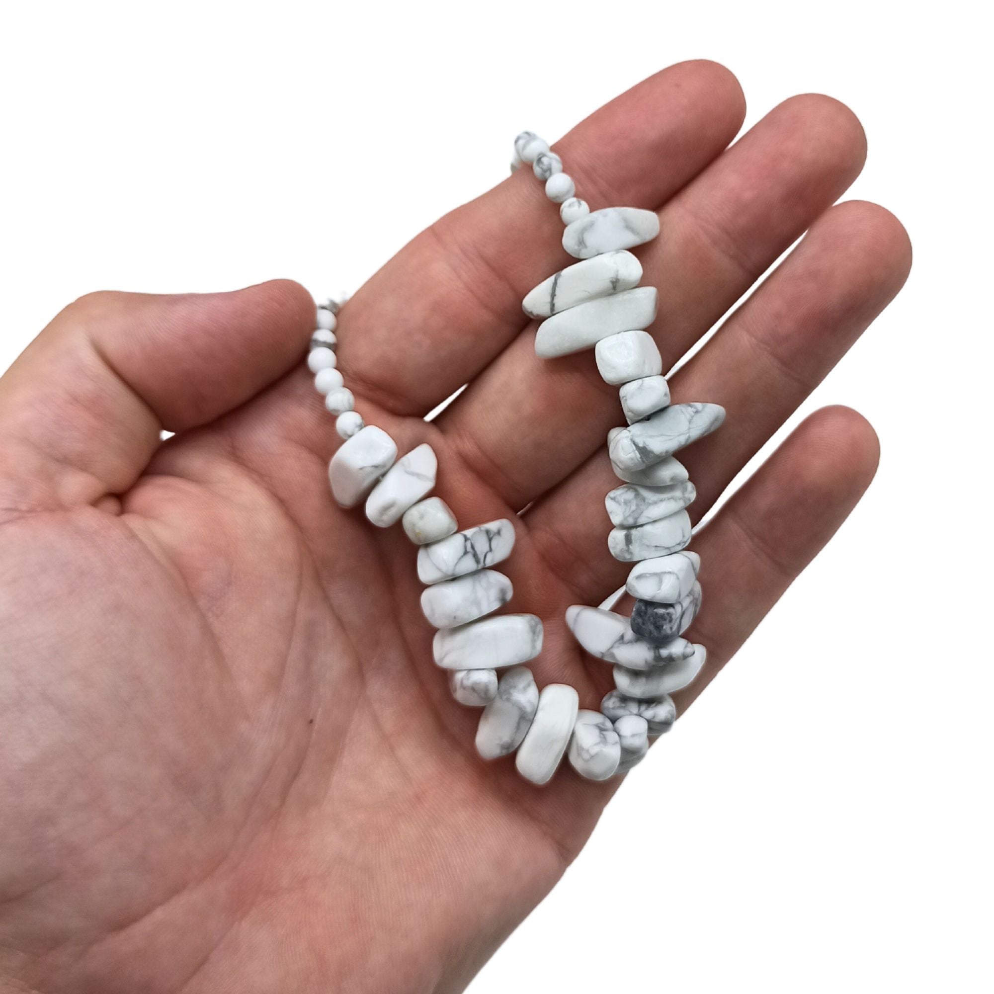White Jasper Gemstone Necklace – Longstone Design