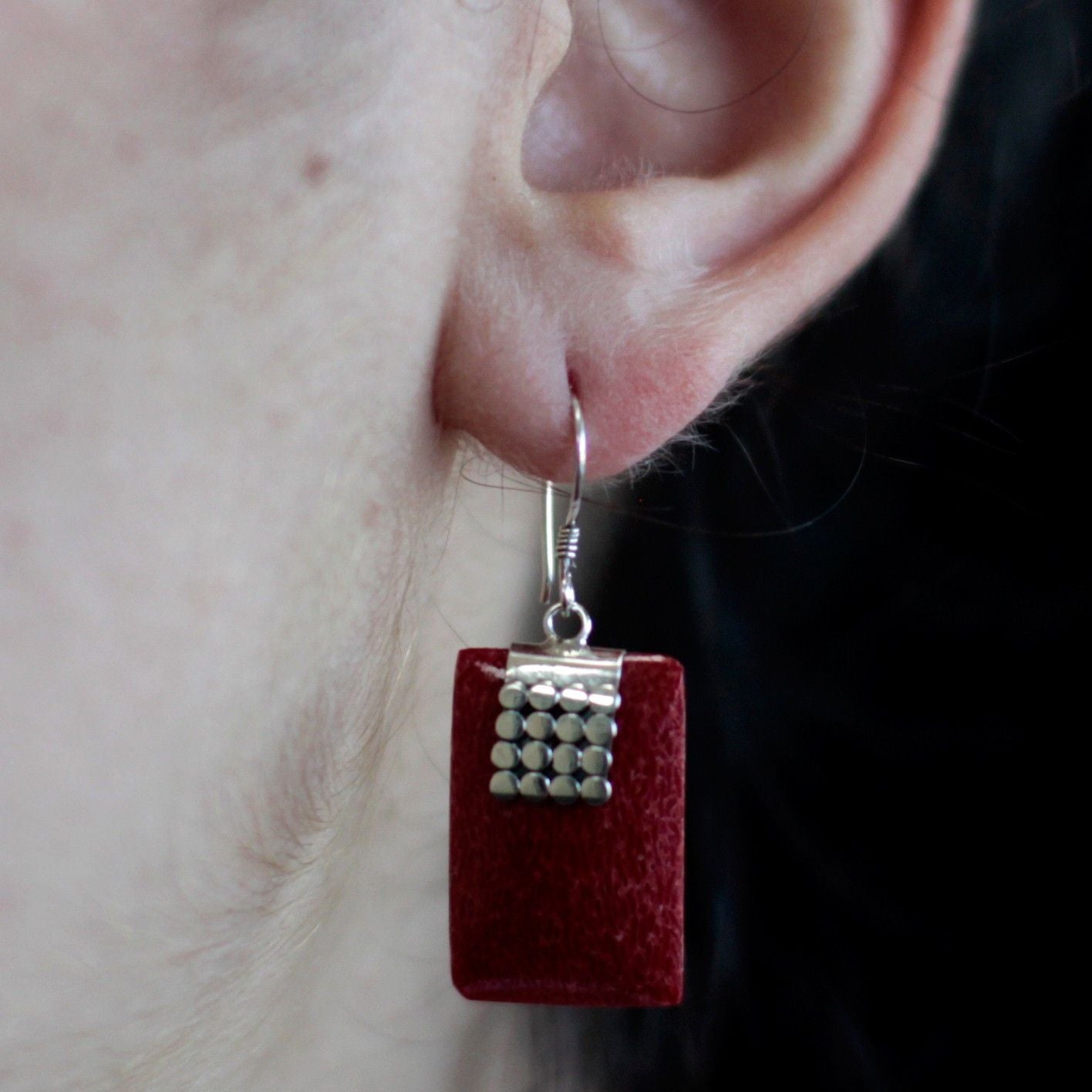 925 Silver Earrings – SQ Mini Discs