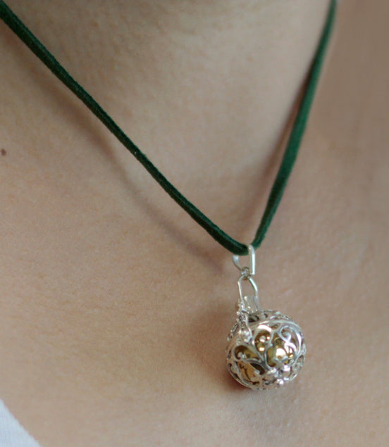 Silver Angel Bell – Romance – 18mm