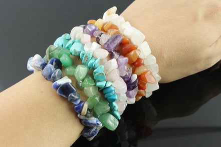 Coralite Stone Chipstone Bracelet – Natural Healing Design