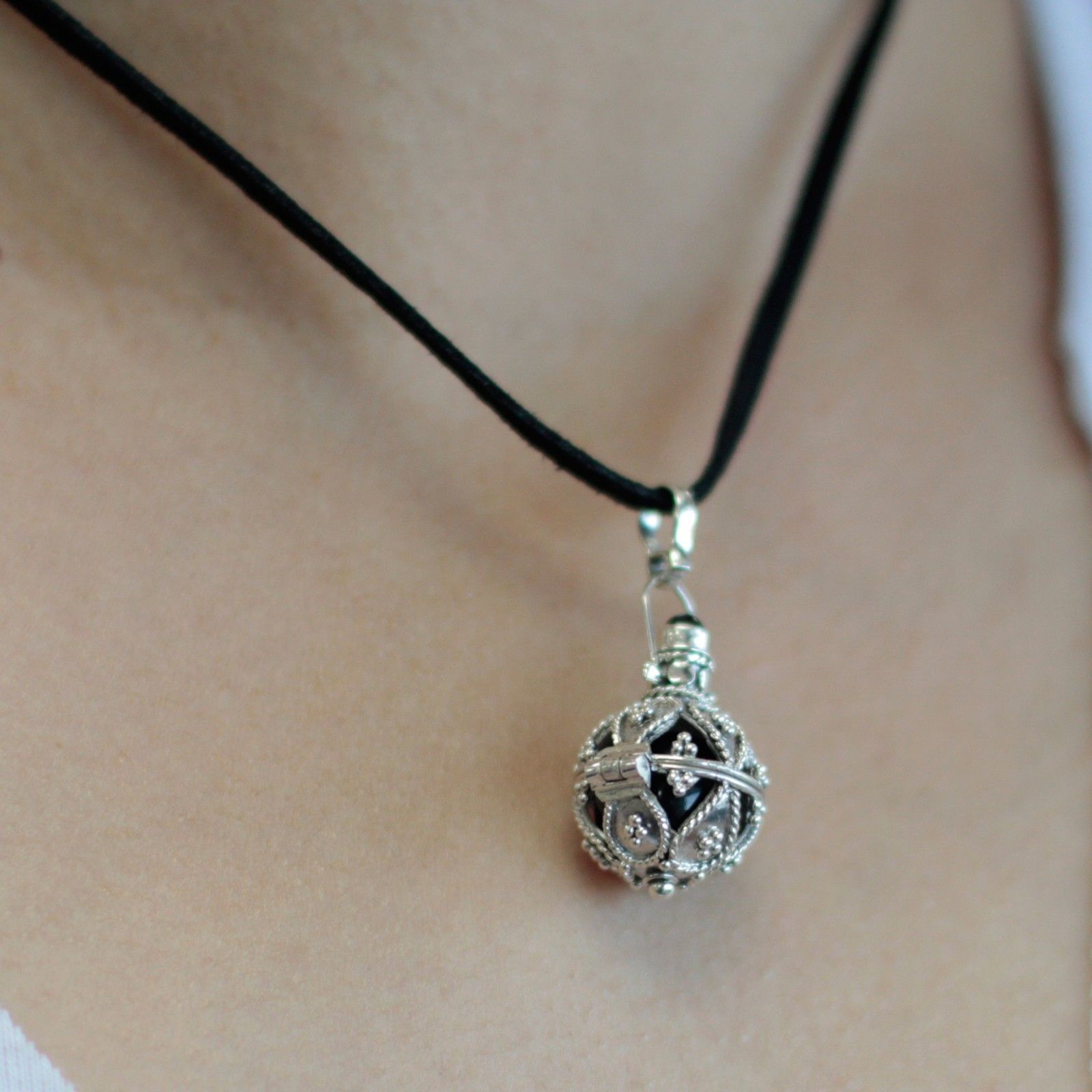 Silver Angel Bell – Darkness – 16mm