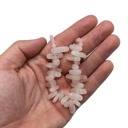 Rose Quartz Gemstone Necklace – Longstone Design