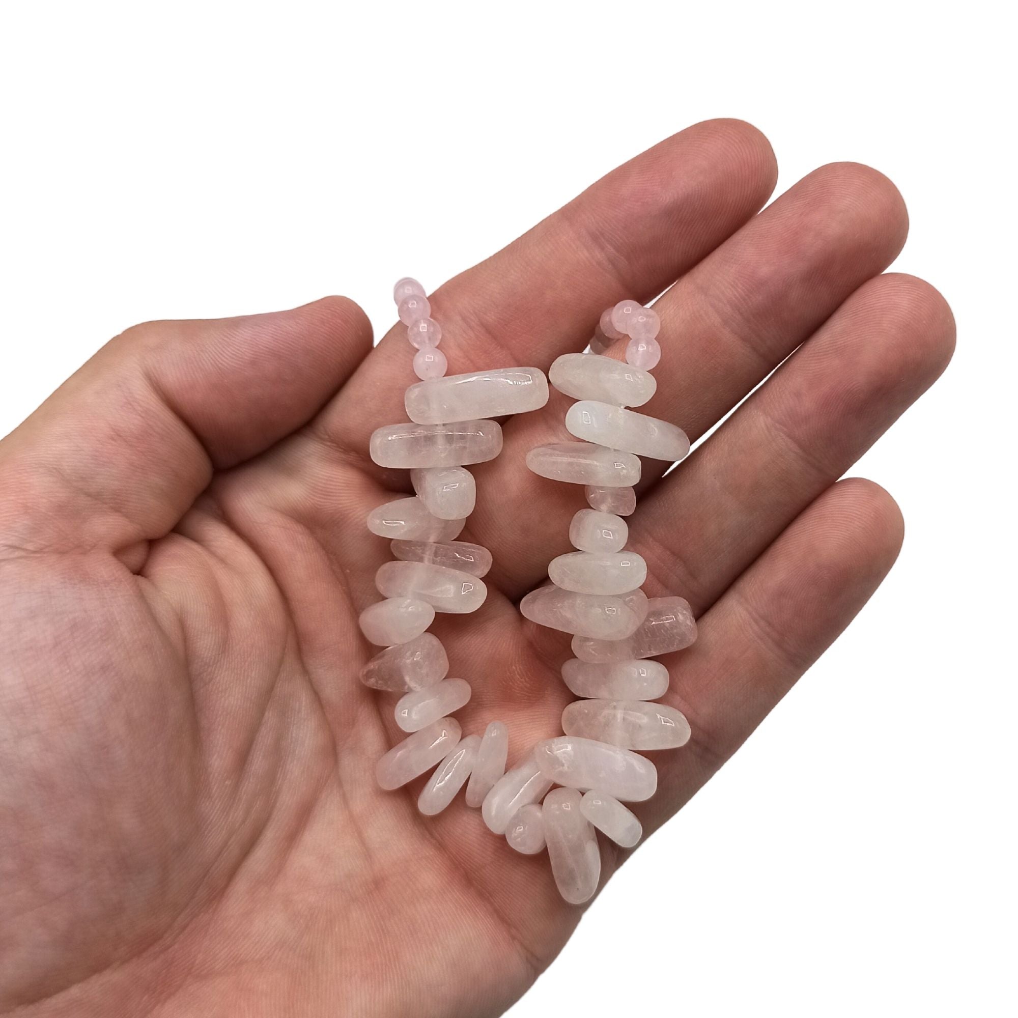 Rose Quartz Gemstone Necklace – Longstone Design