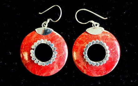 925 Silver Earrings – Do-nuts