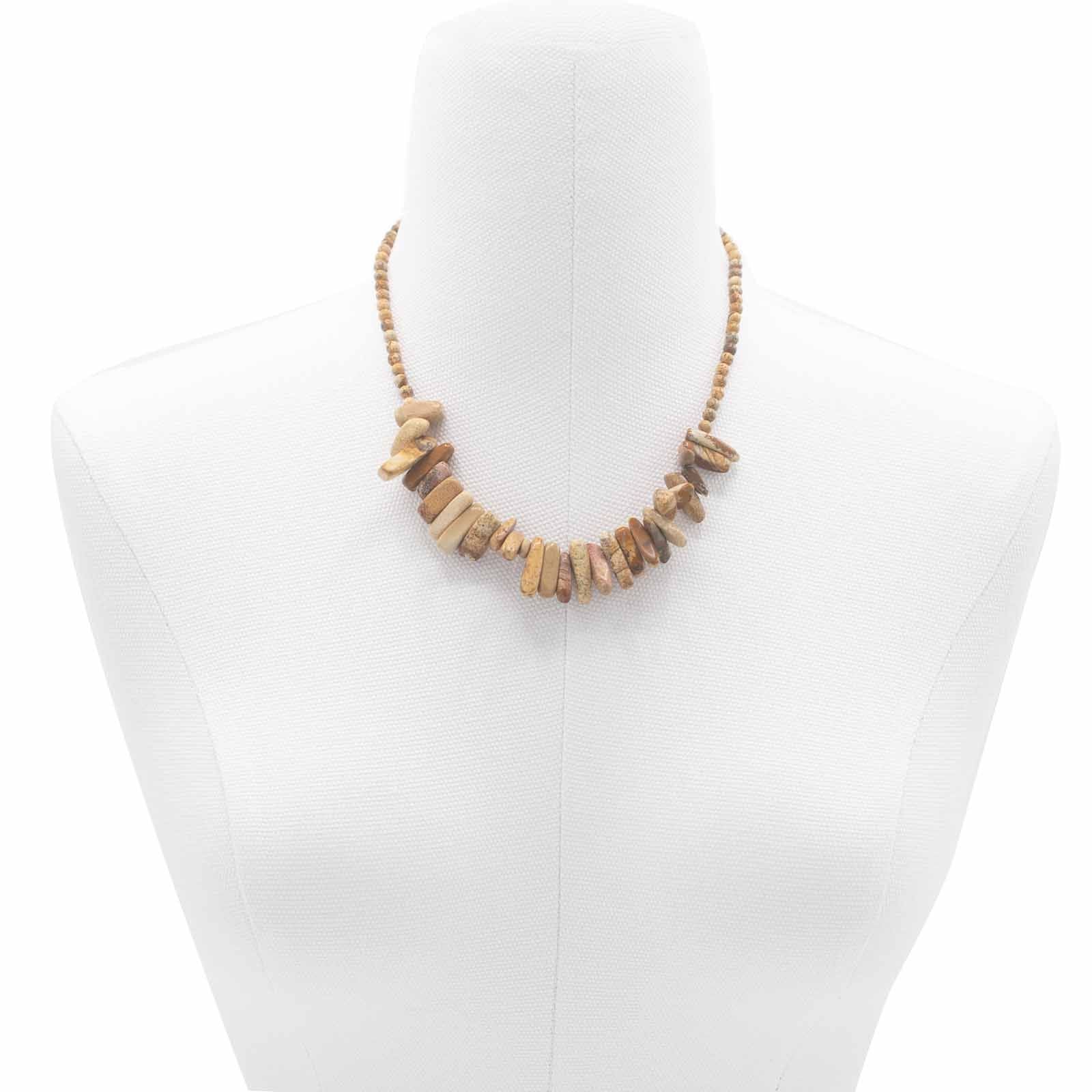 Map Stone Gemstone Necklace – Longstone Design
