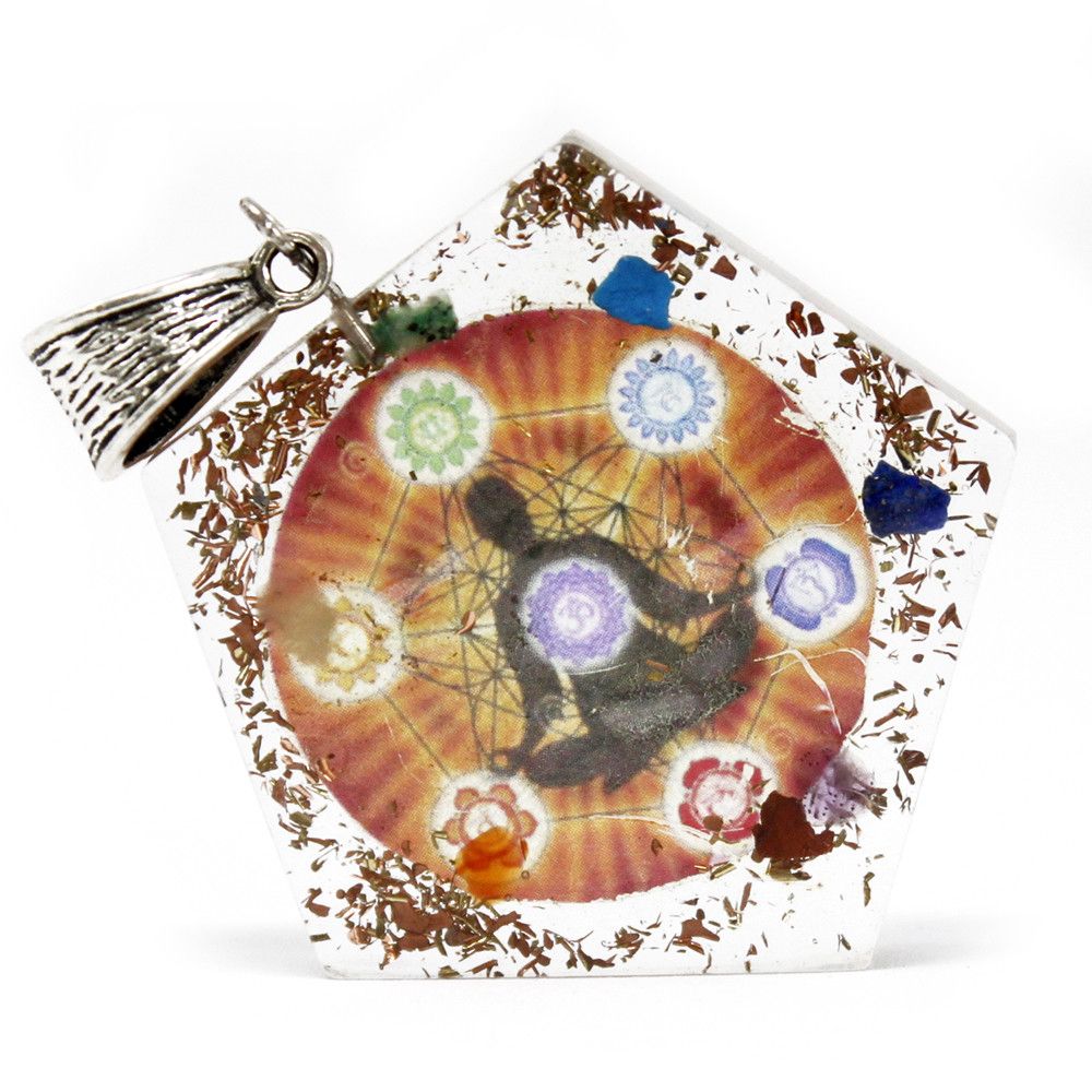Orgonite Power Pendant – Pentagon Chakra