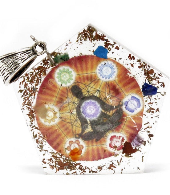 Orgonite Power Pendant – Pentagon Chakra