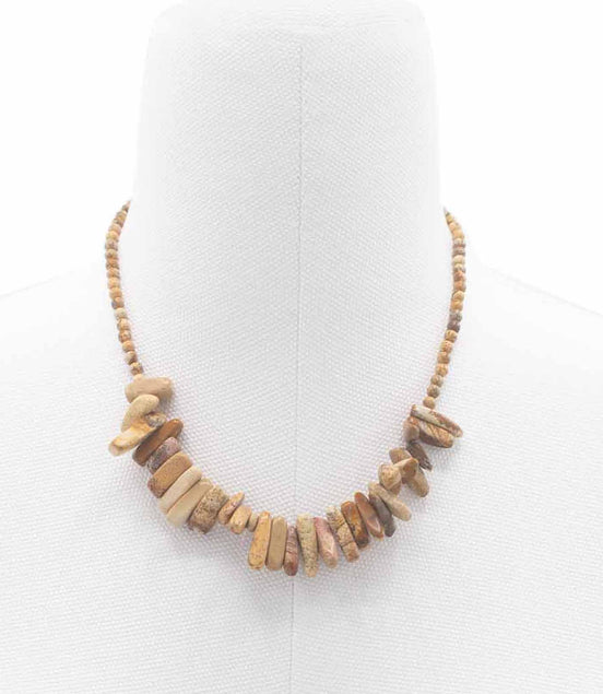 Map Stone Gemstone Necklace – Longstone Design