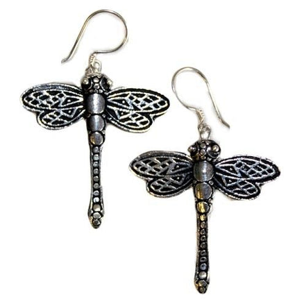 Silver Earrings for Women – Dragonfly Design