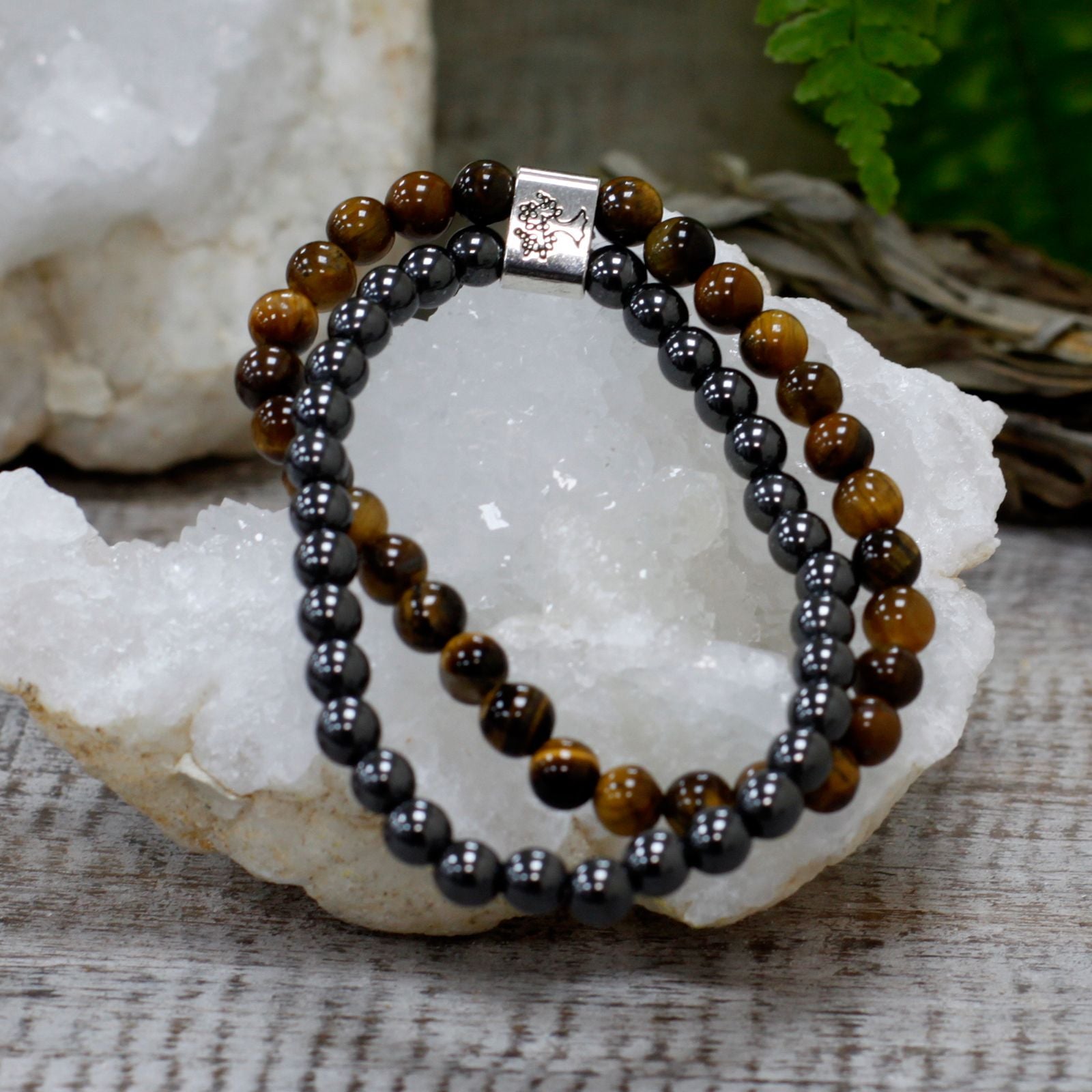 Magnetic Gemstone Bracelet – Tiger Eye