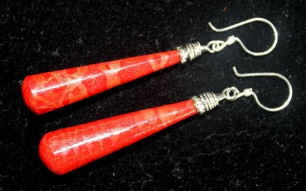 925 Silver Earrings – Long Teardrop
