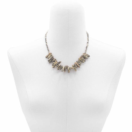 Dalmatian Stone Gemstone Necklace – Longstone Design