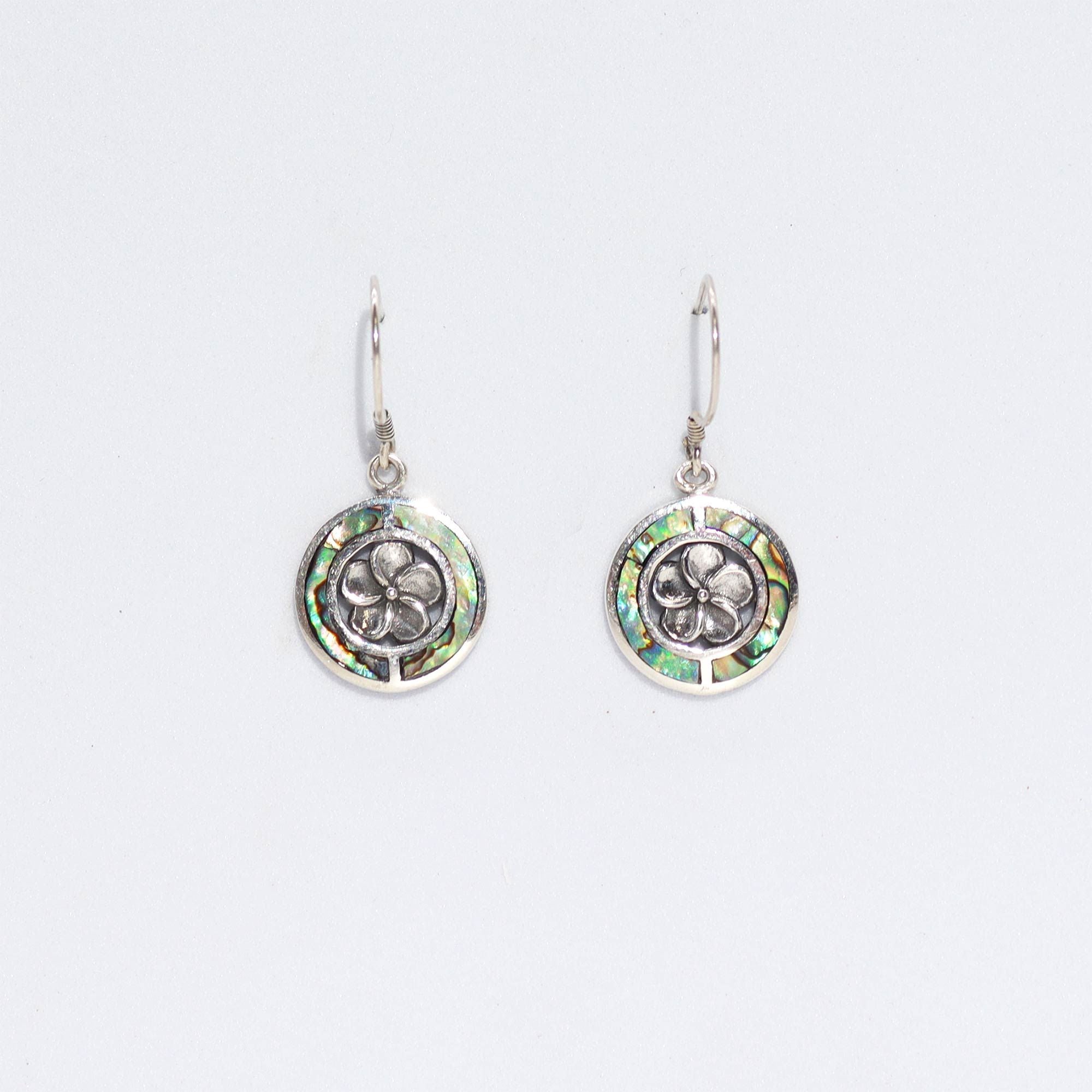 Silver Earrings for Women – Frangipani Abalone