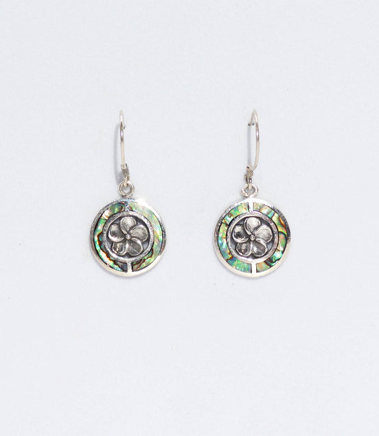Silver Earrings for Women – Frangipani Abalone