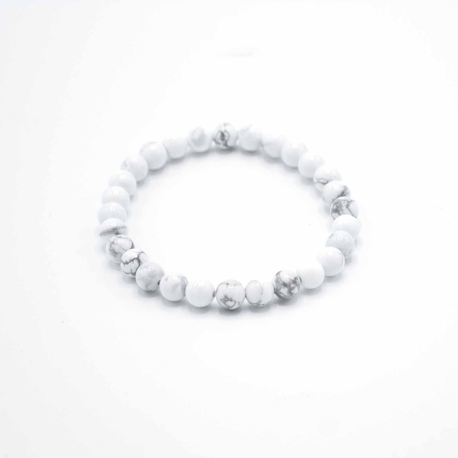 Gemstone Manifestation Bracelet – White Jasper Peace