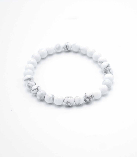 Gemstone Manifestation Bracelet – White Jasper Peace