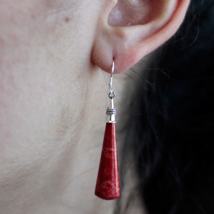 925 Silver Earrings – Long Teardrop