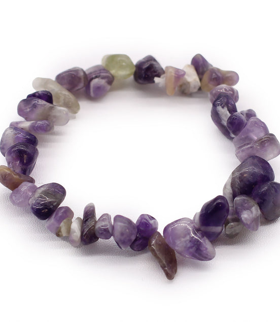 Amethyst Chipstone Bracelet – Calming Healing Stone