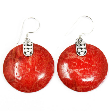 925 Silver Earrings – Disc Disc Décor