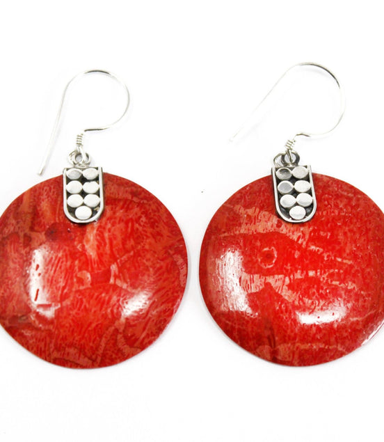 925 Silver Earrings – Disc Disc Décor